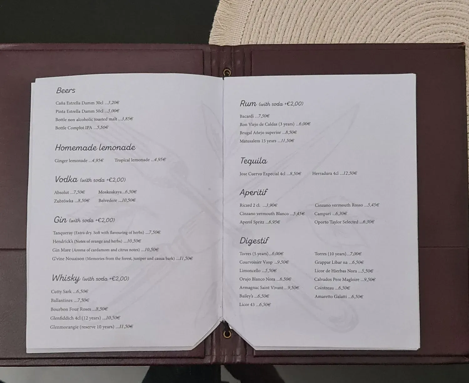 Menu 2