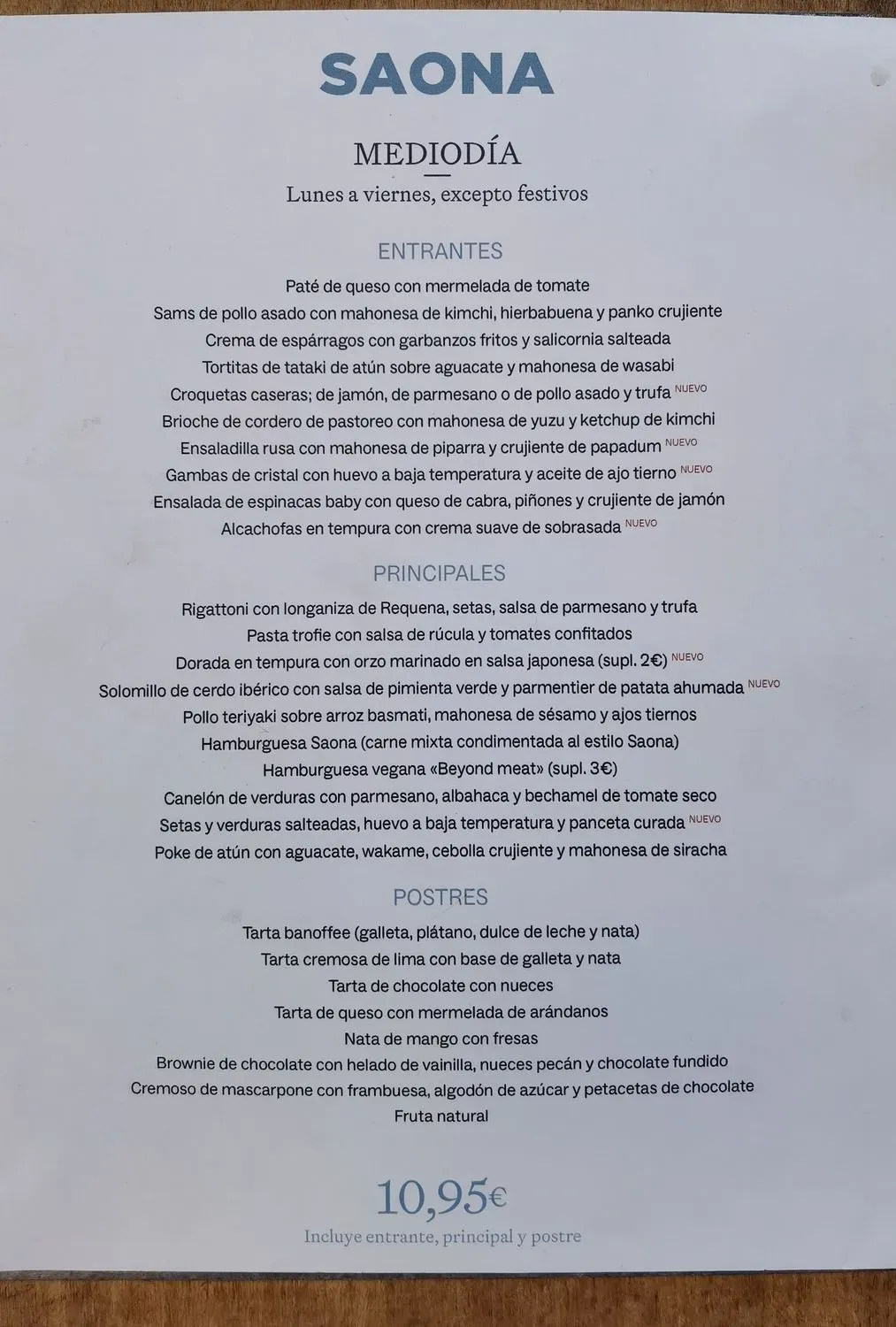 Menu 2