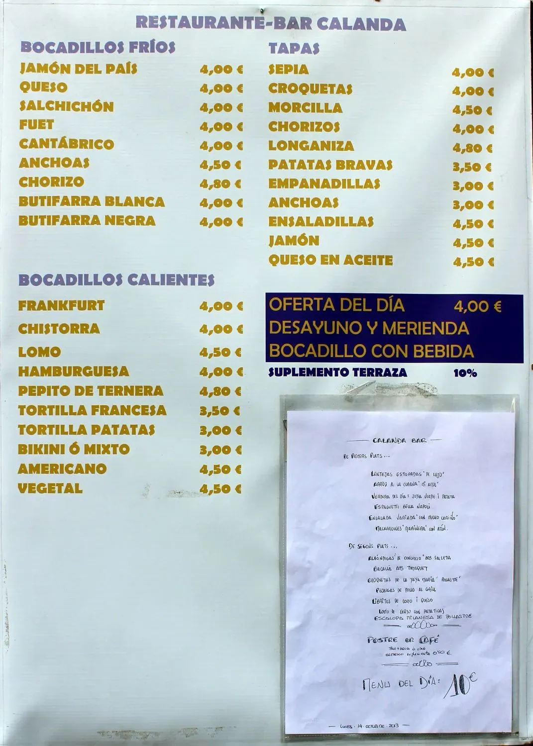 Menu 2