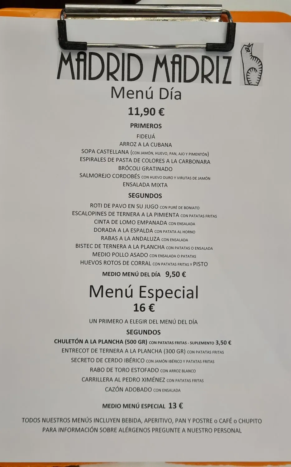 Menu 2