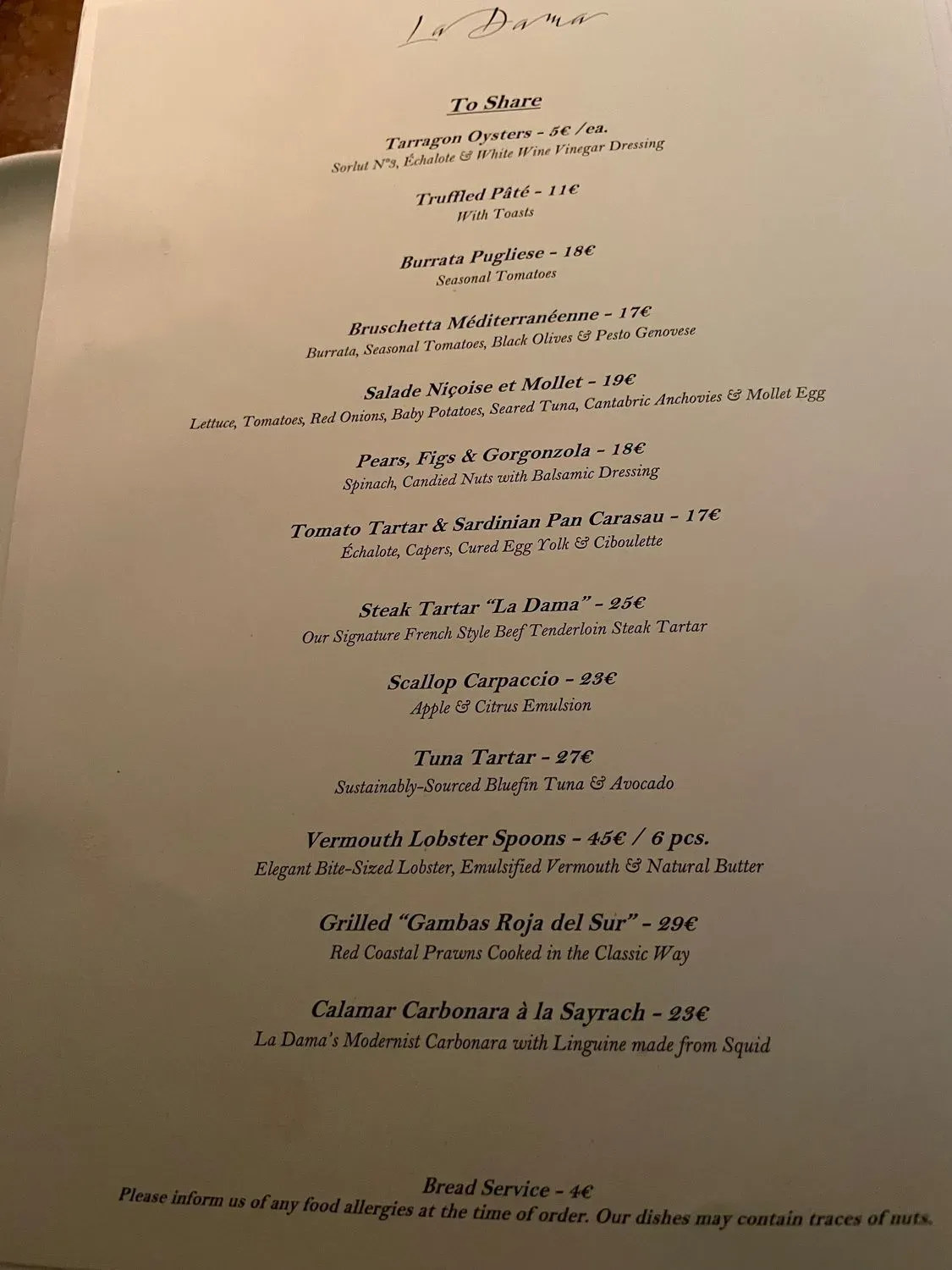 Menu 3