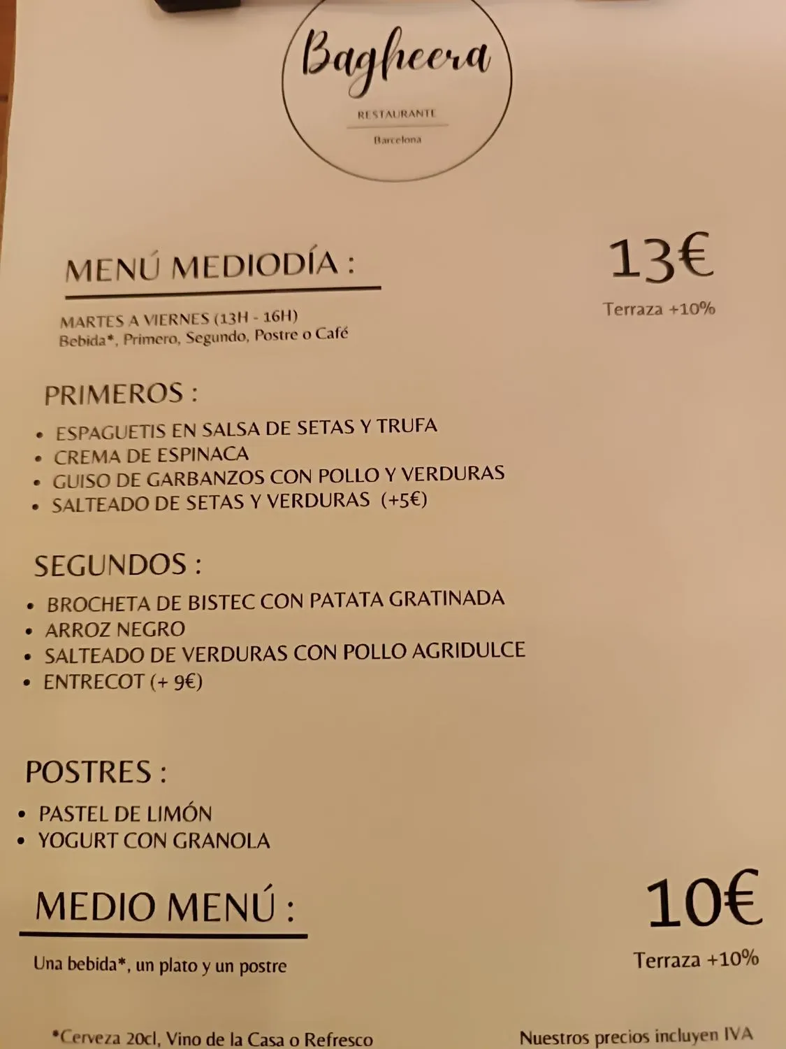 Menu 2