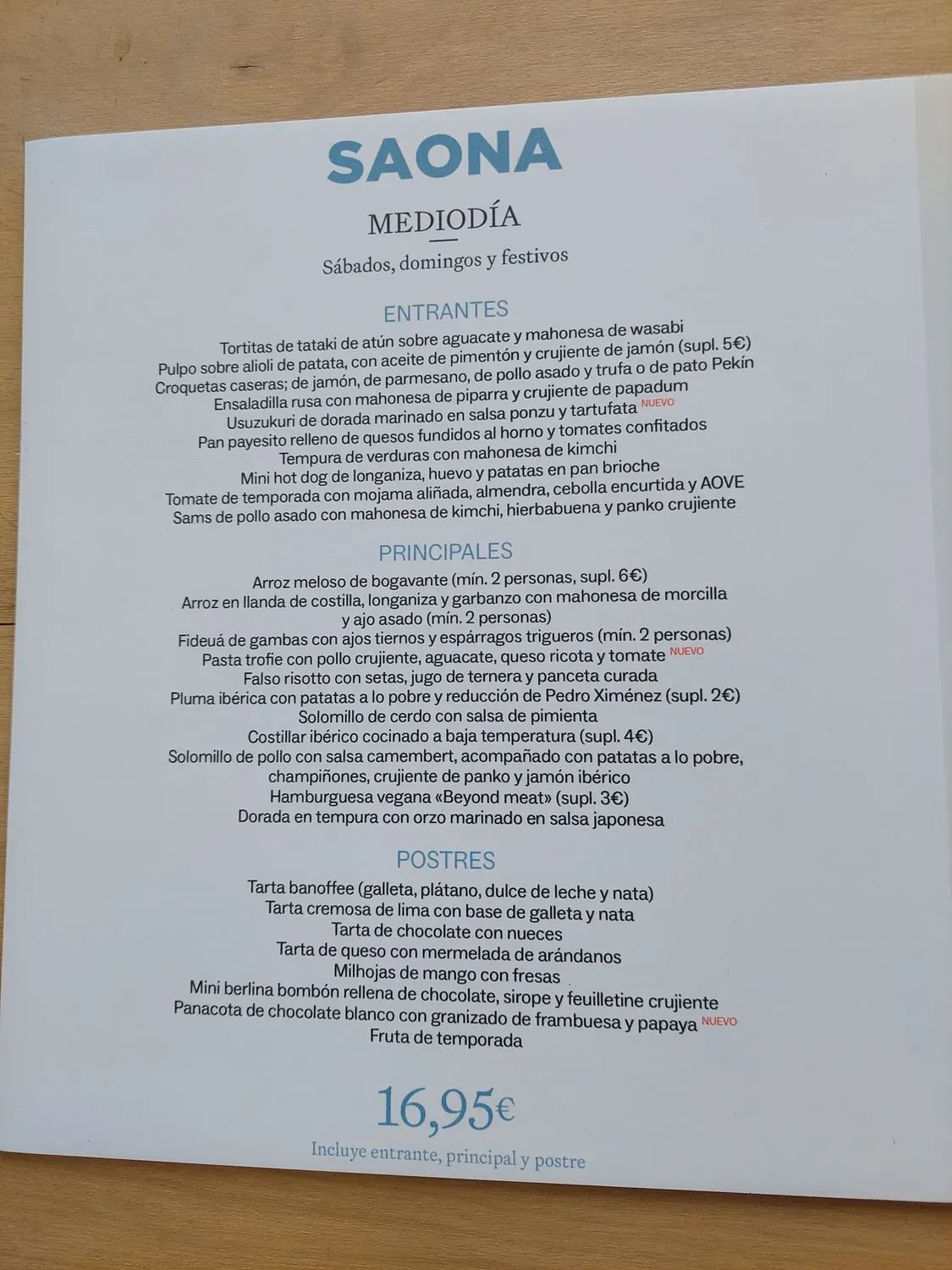 Menu 2