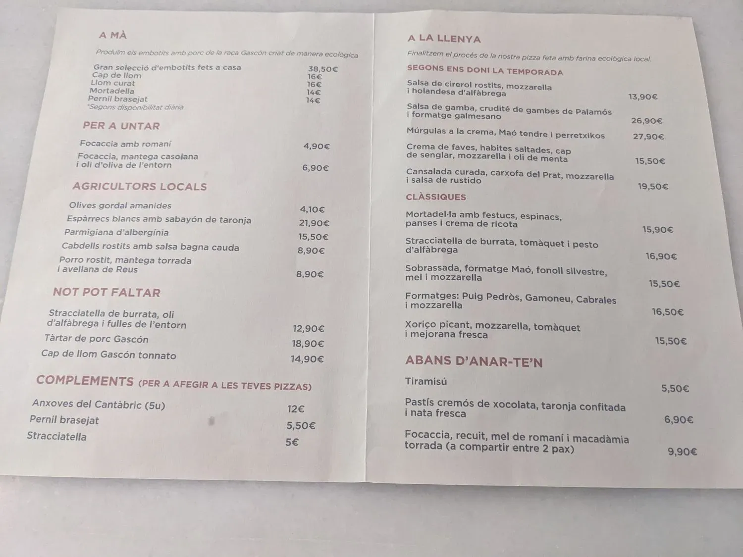 Menu 2