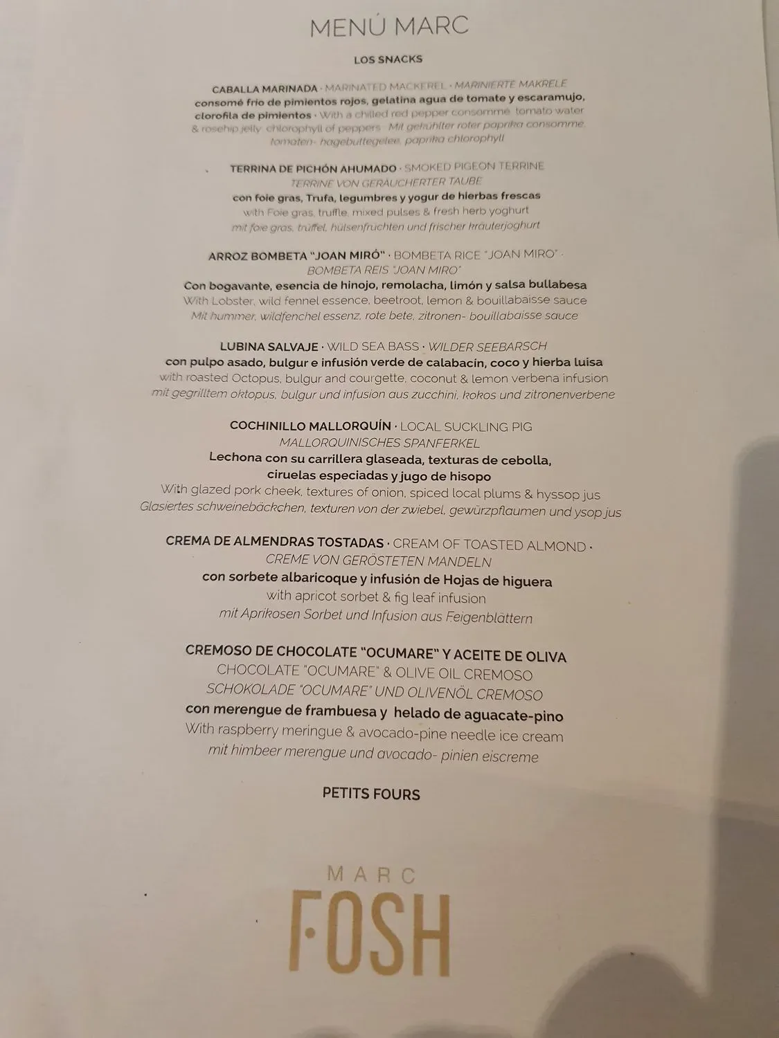 Menu 2