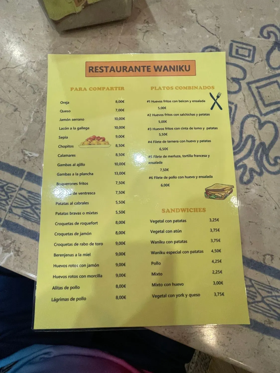 Menu 3