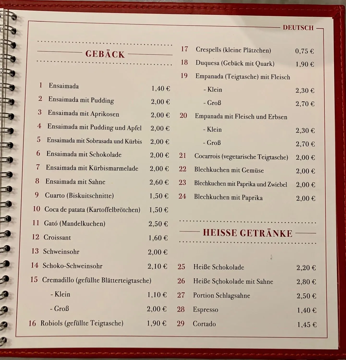 Menu 2