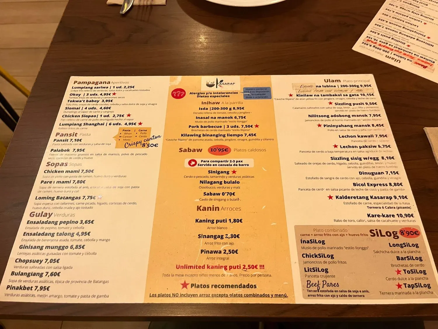 Menu 3