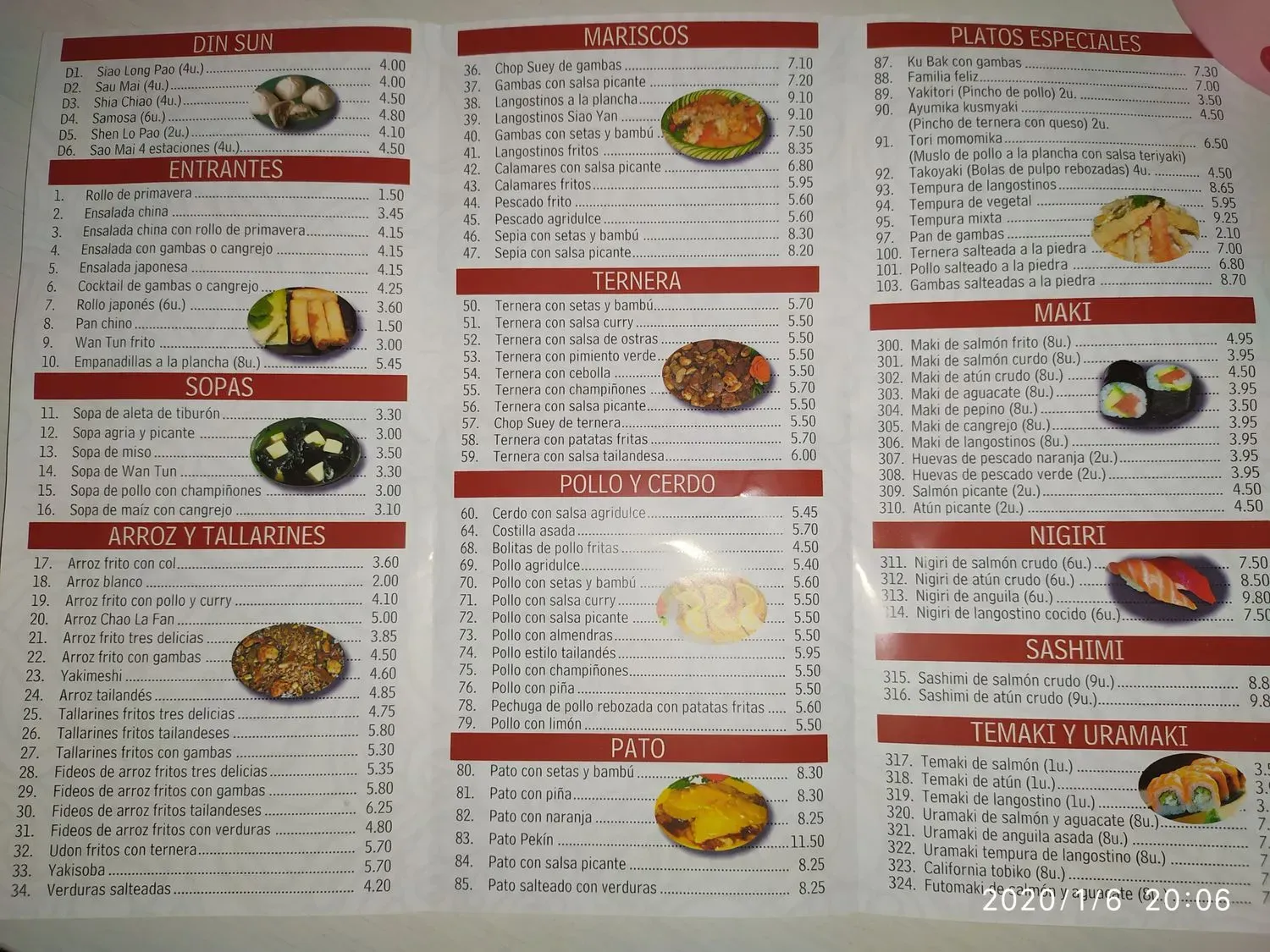 Menu 2