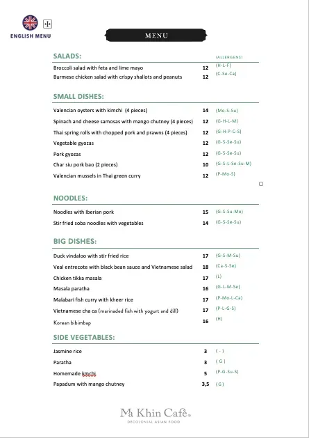 Menu 2