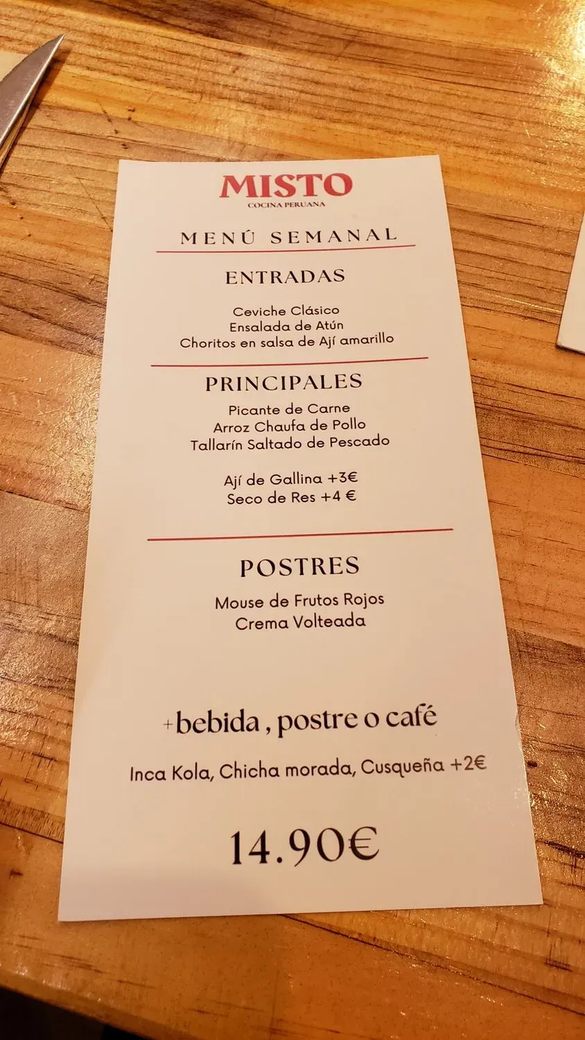 Menu 2