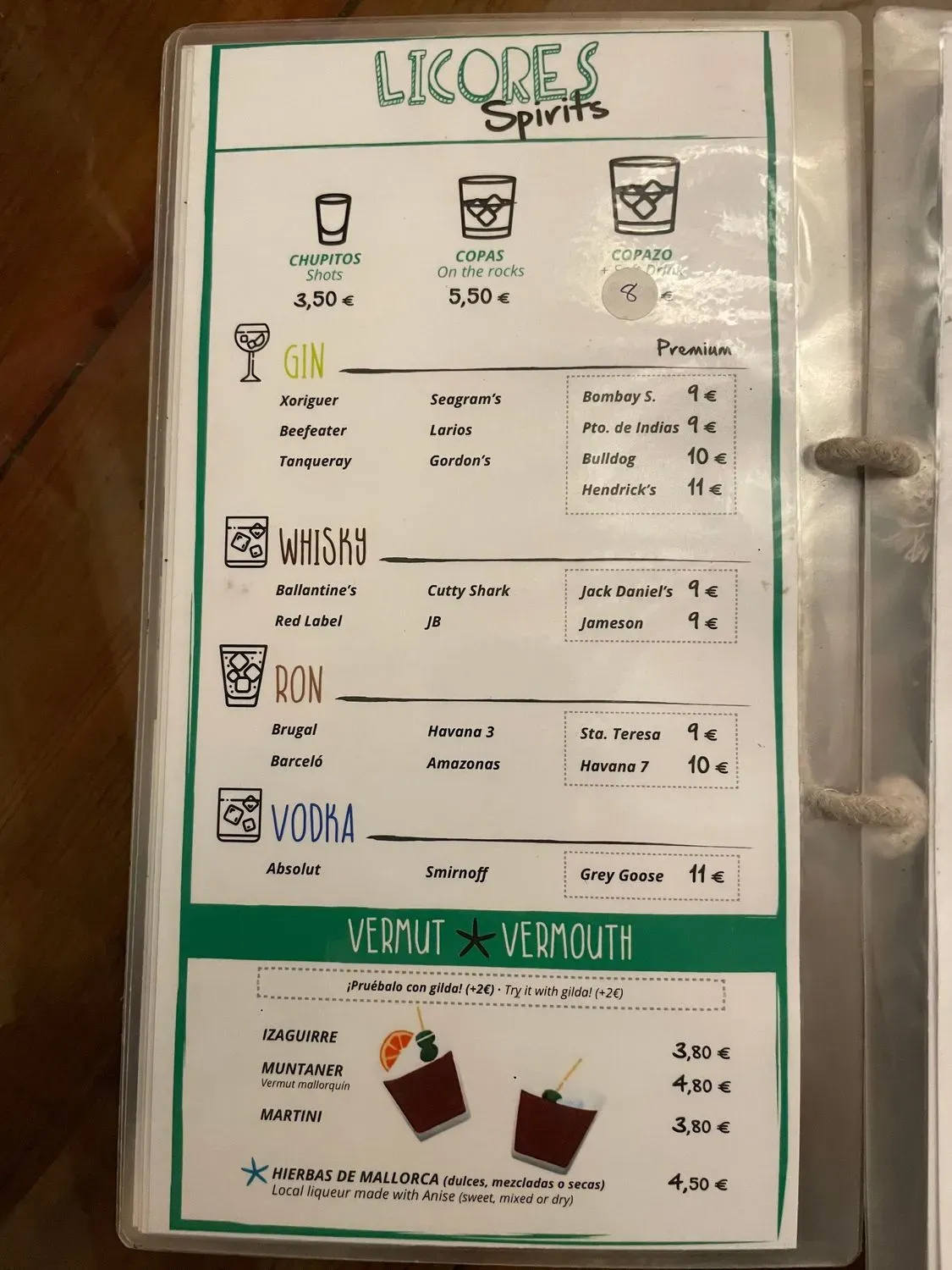 Menu 2