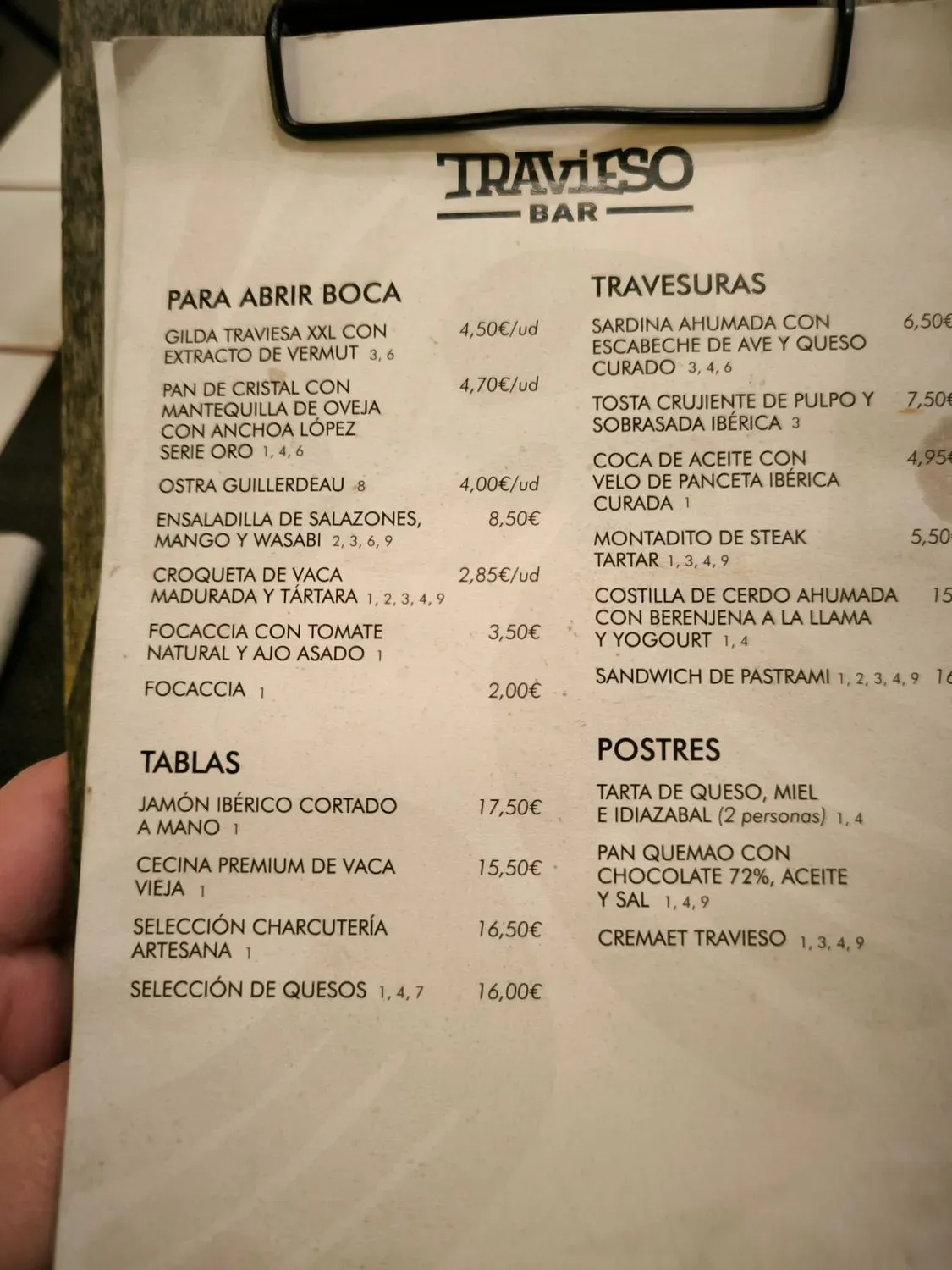 Menu 2