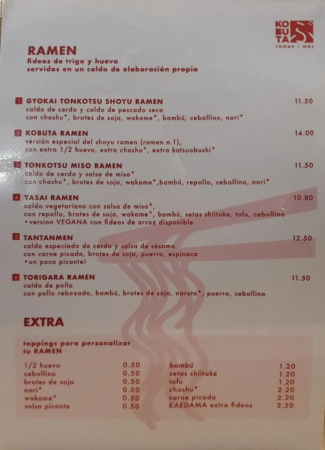 Menu 2