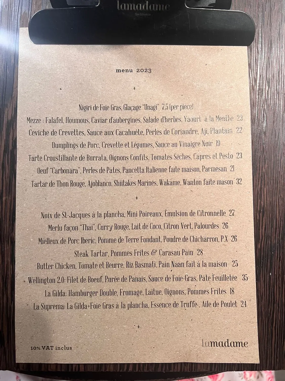 Menu 2