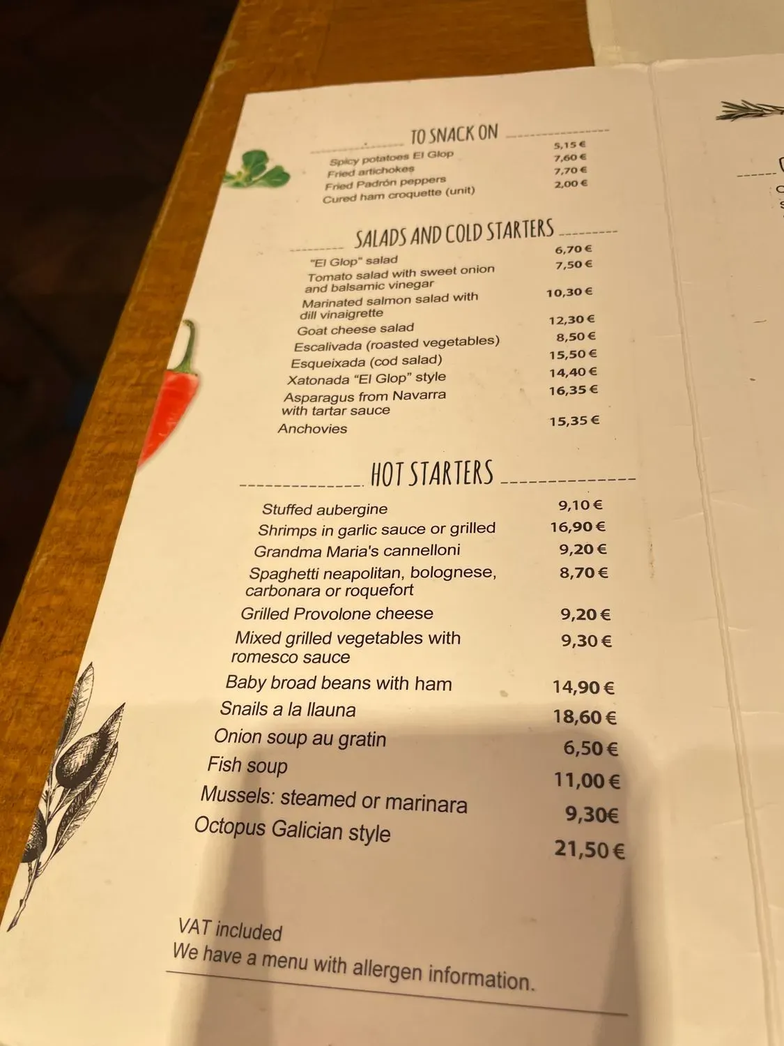 Menu 3