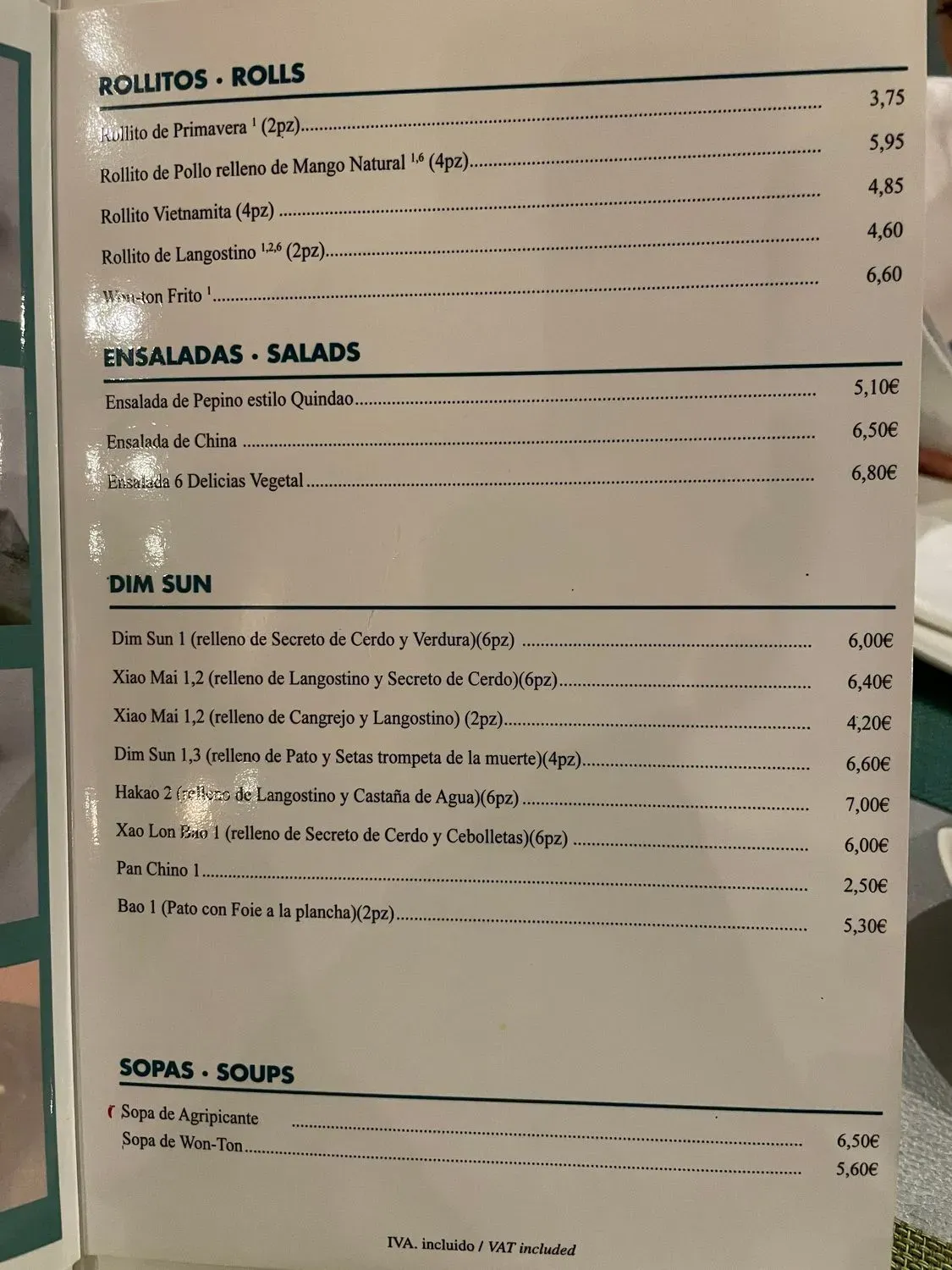 Menu 3