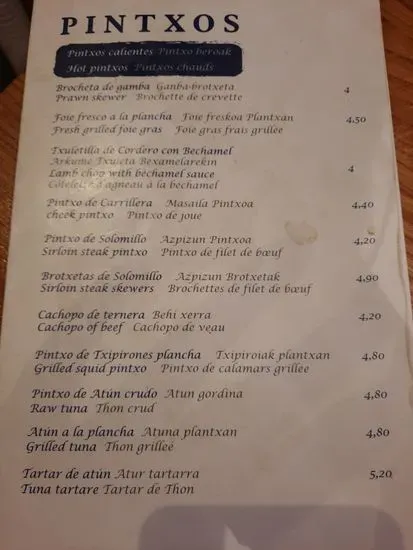 Menu 2