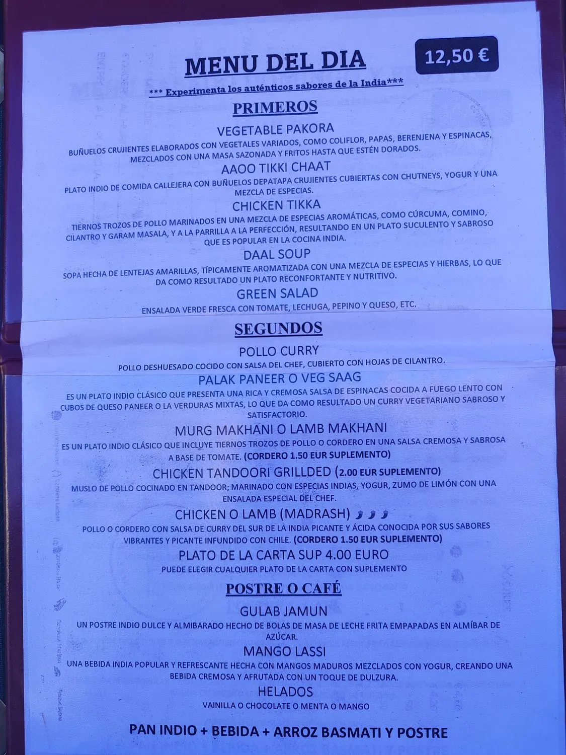 Menu 2