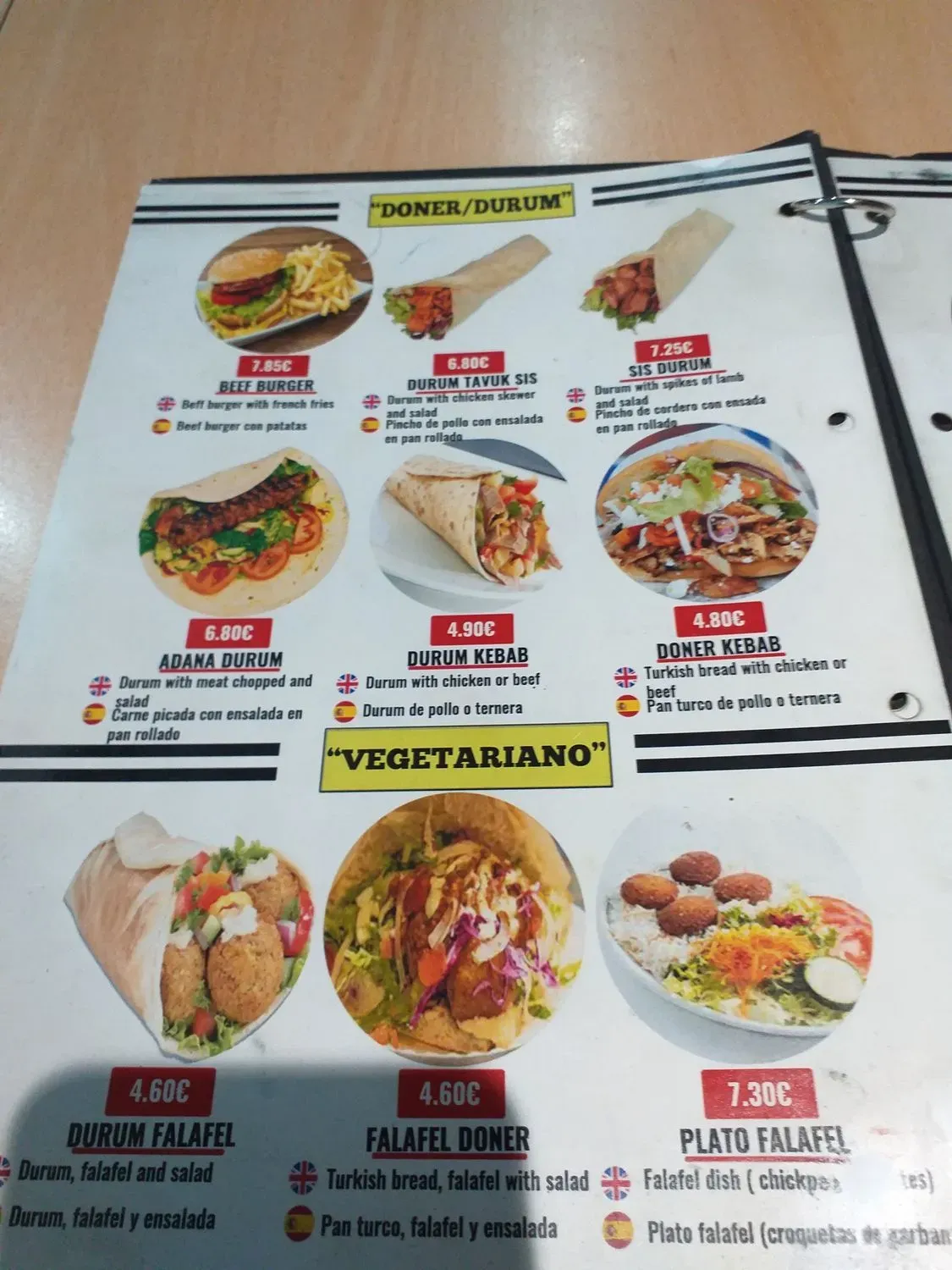 Menu 3