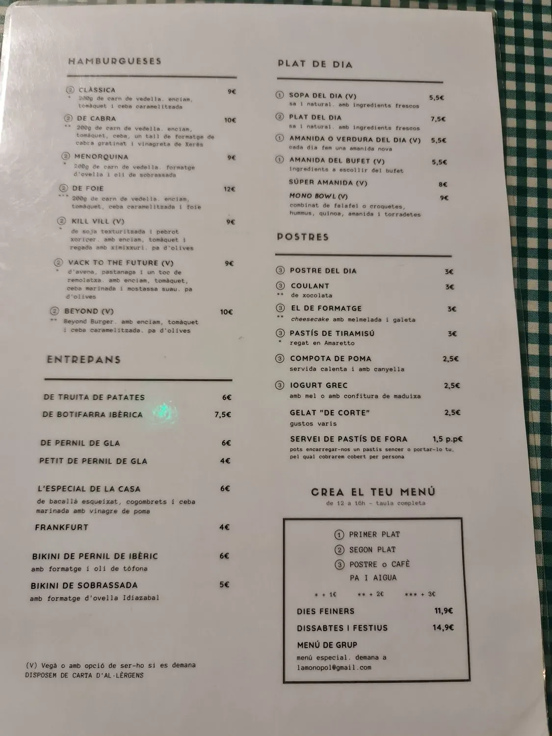 Menu 3