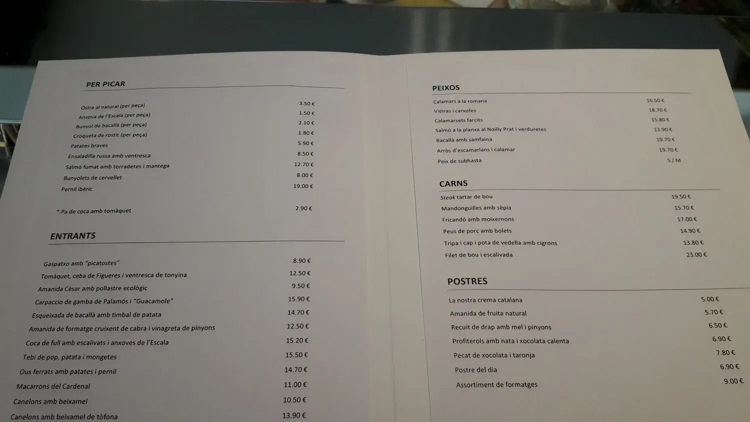 Menu 2