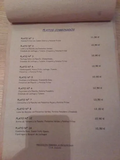 Menu 2