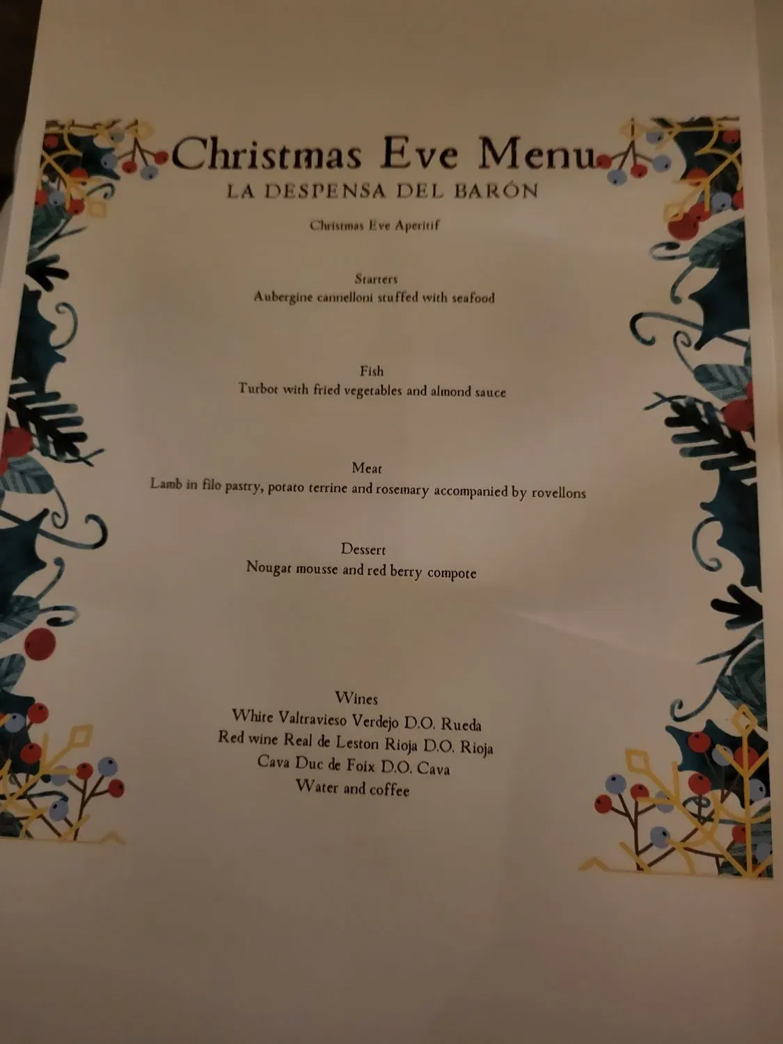 Menu 3