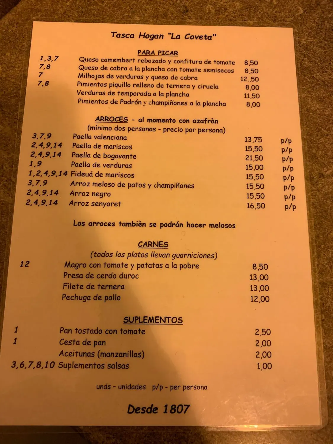 Menu 2