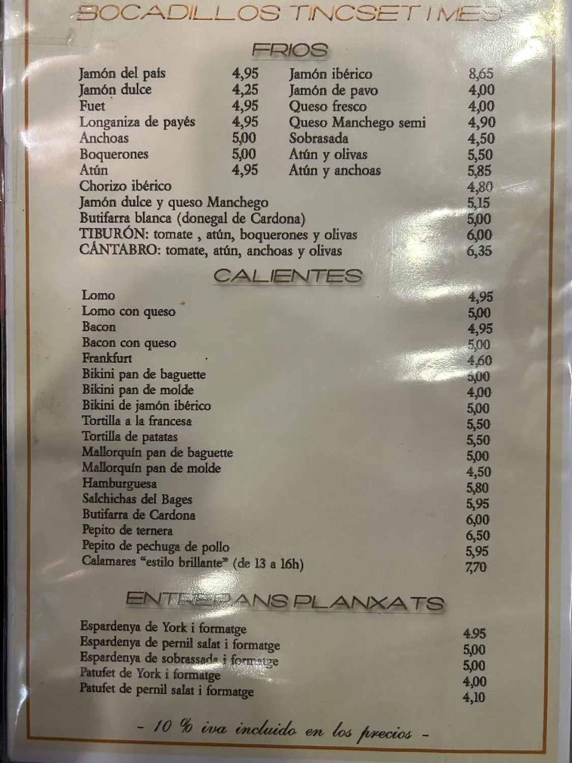 Menu 3