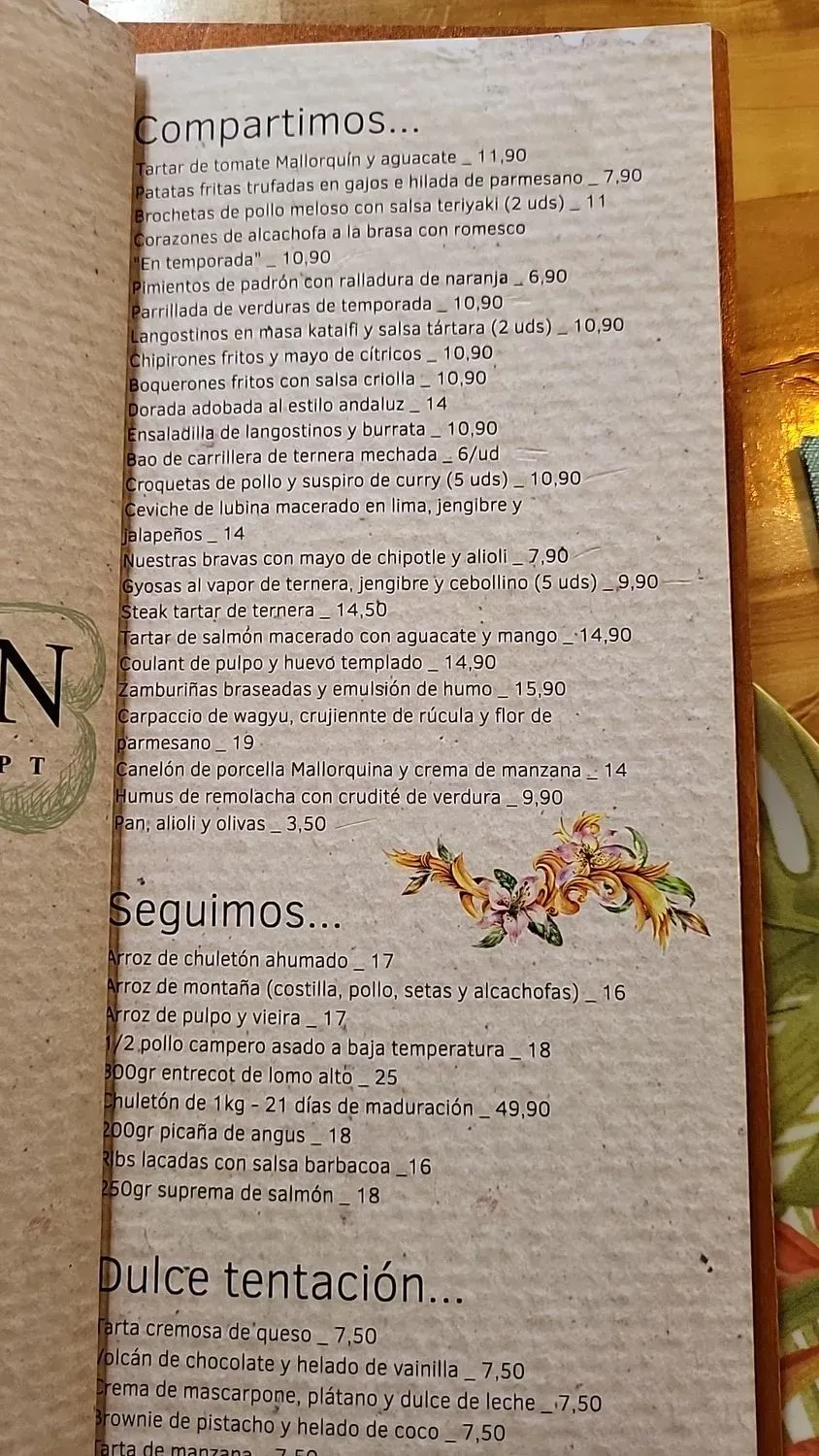 Menu 3