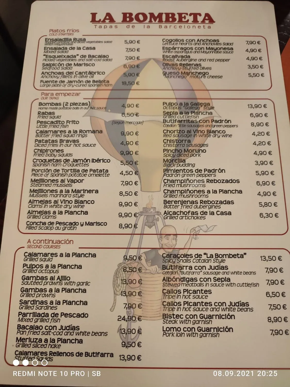 Menu 3