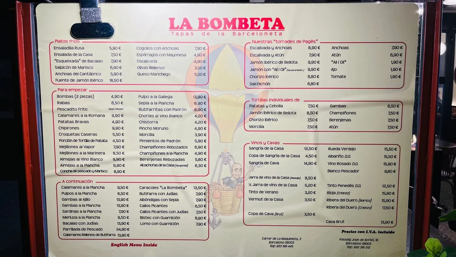 Menu 2