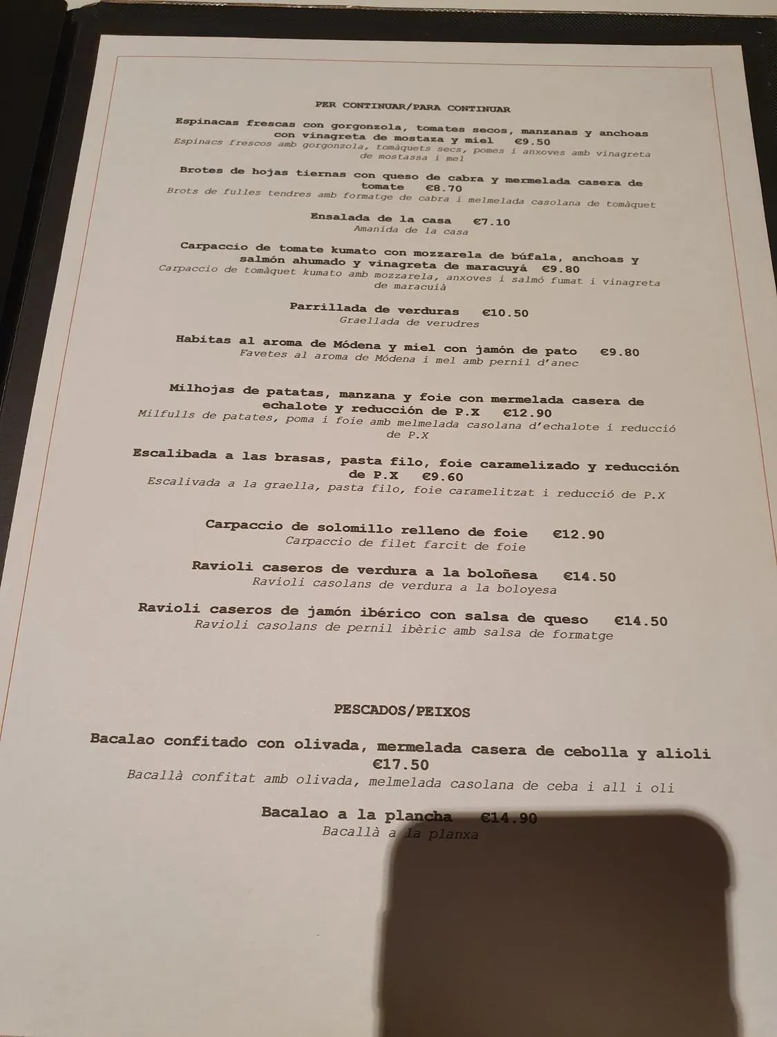 Menu 2