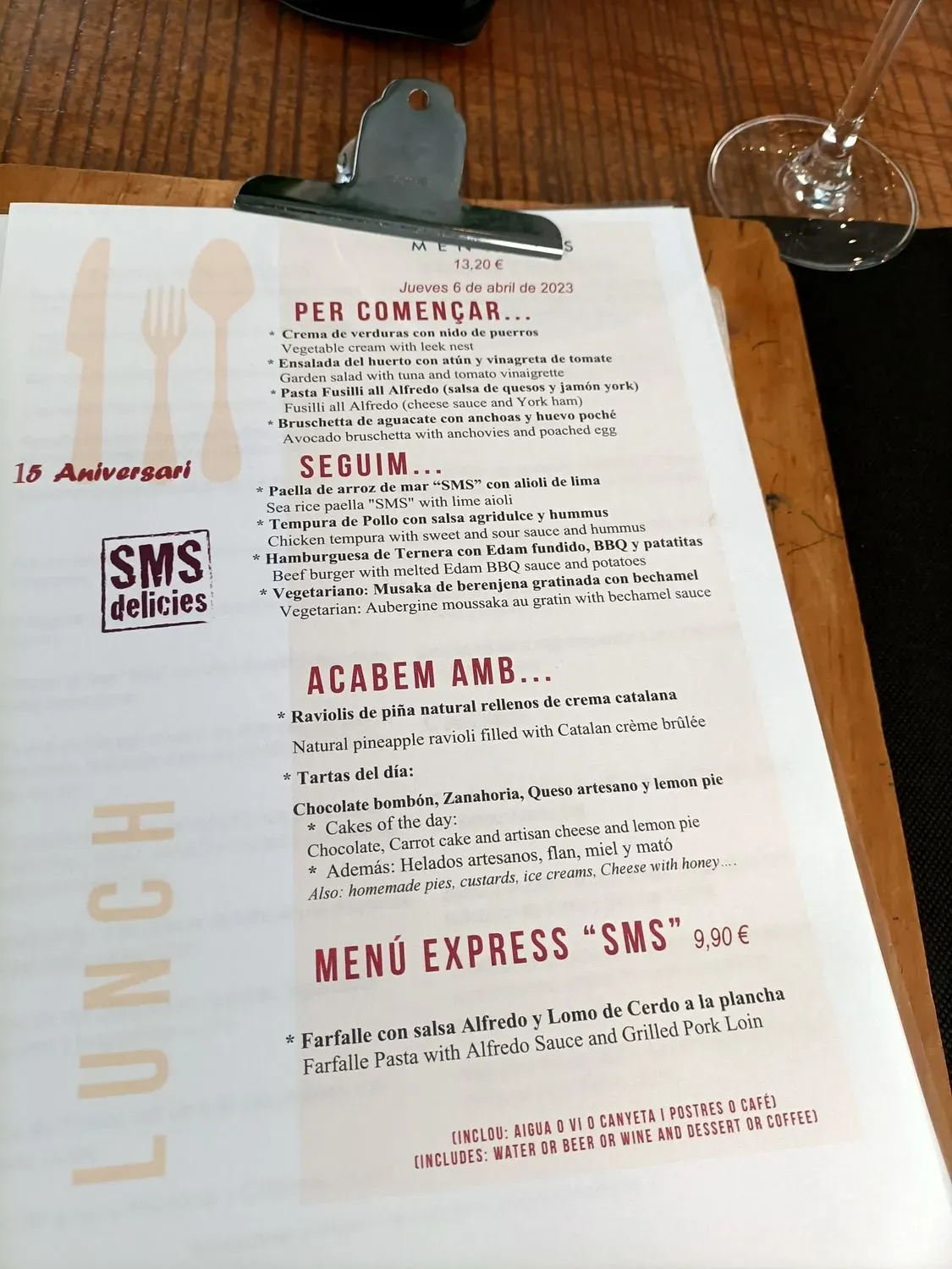 Menu 2