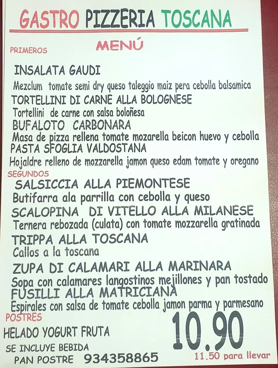 Menu 2