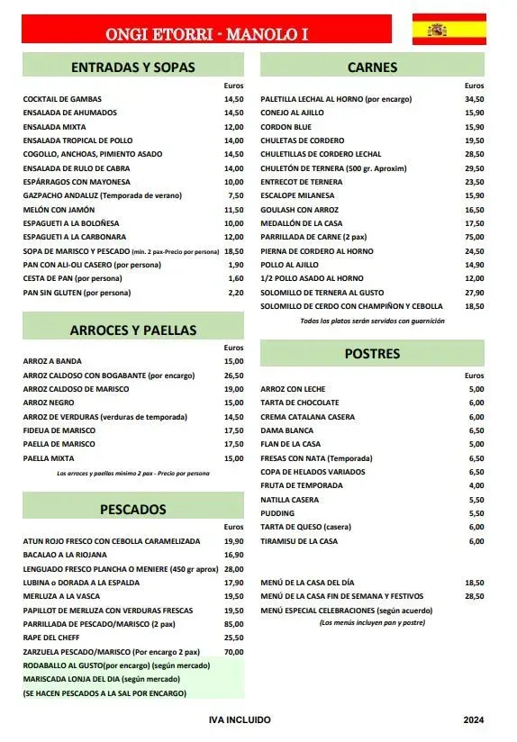 Menu 2