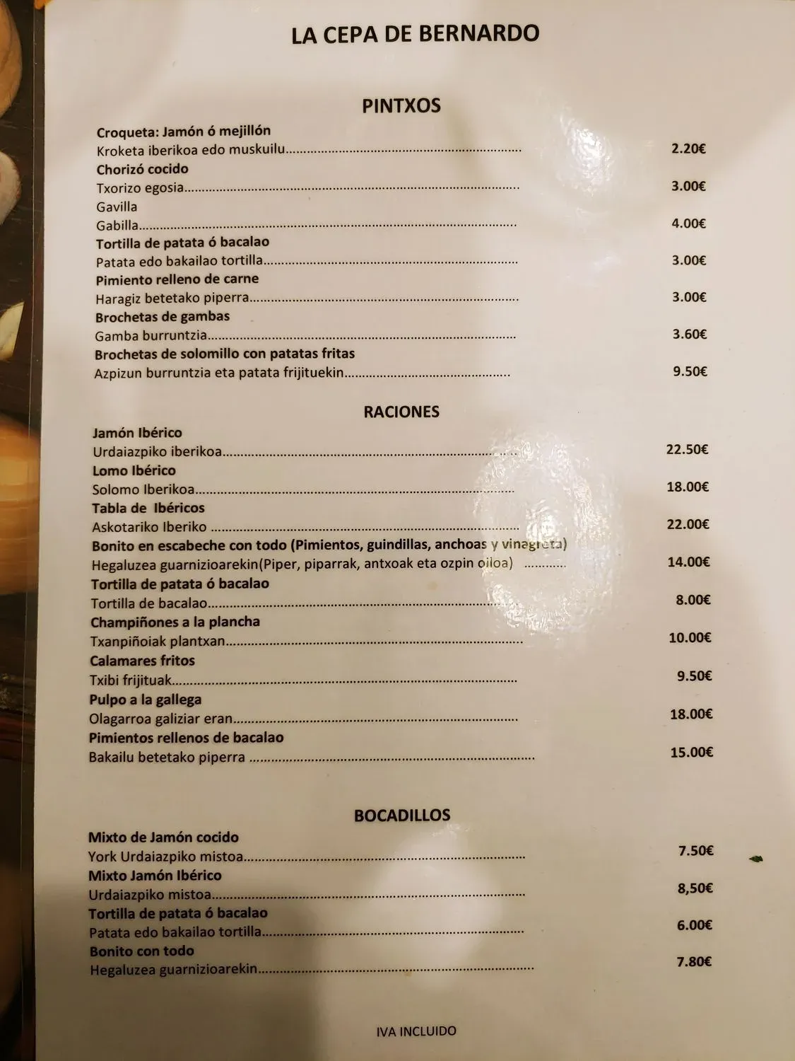 Menu 2