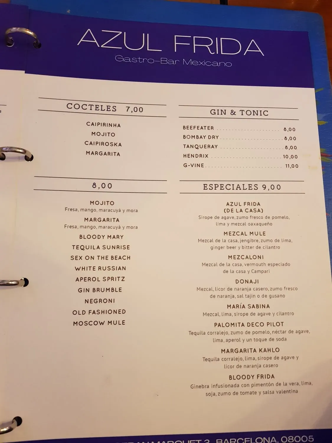 Menu 2