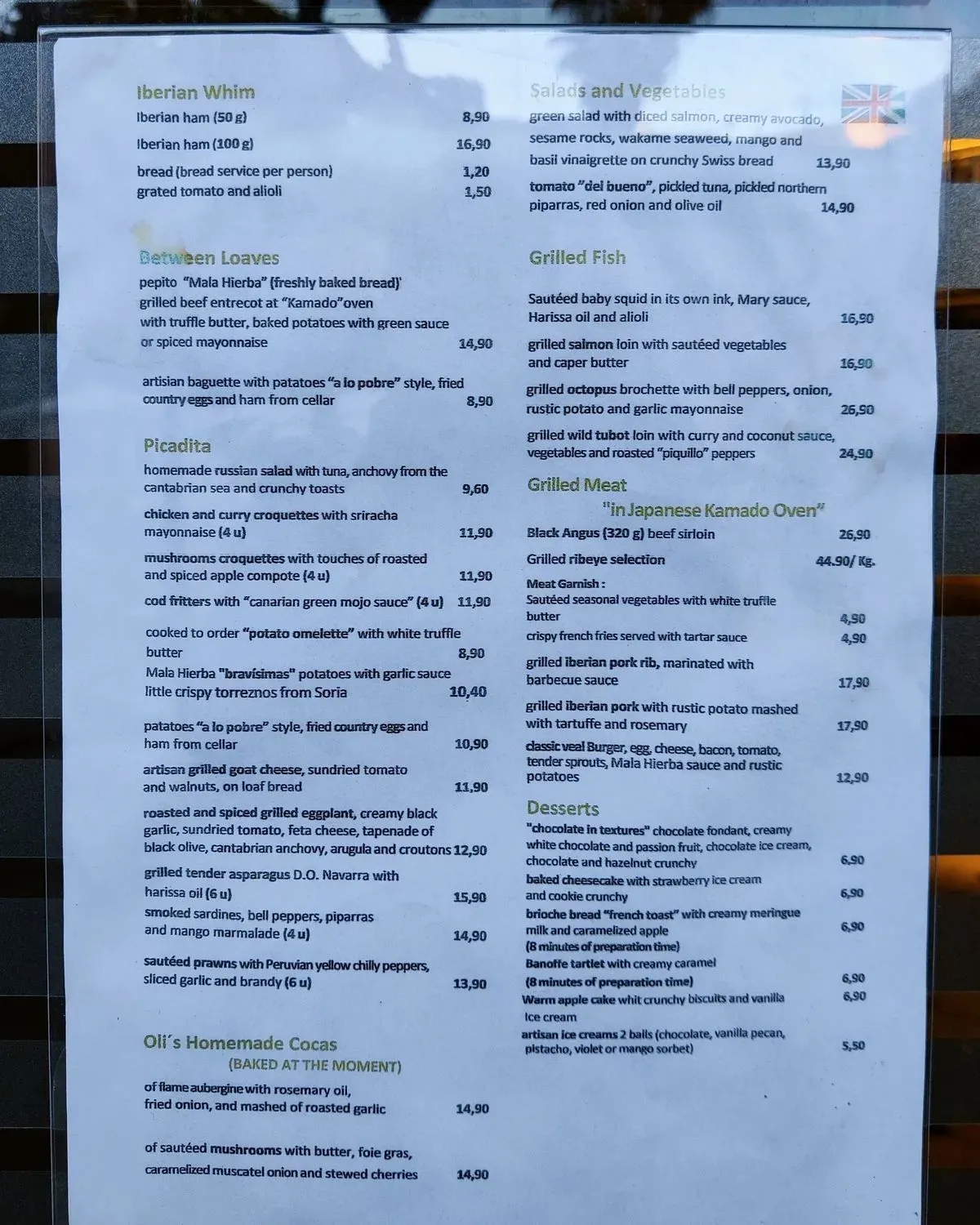 Menu 3