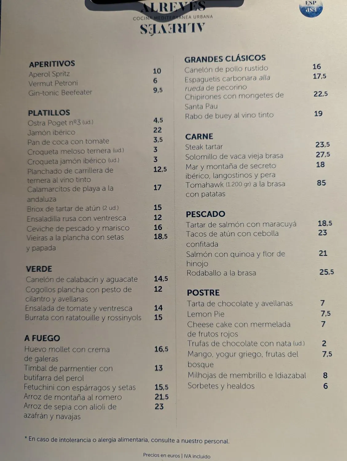 Menu 2