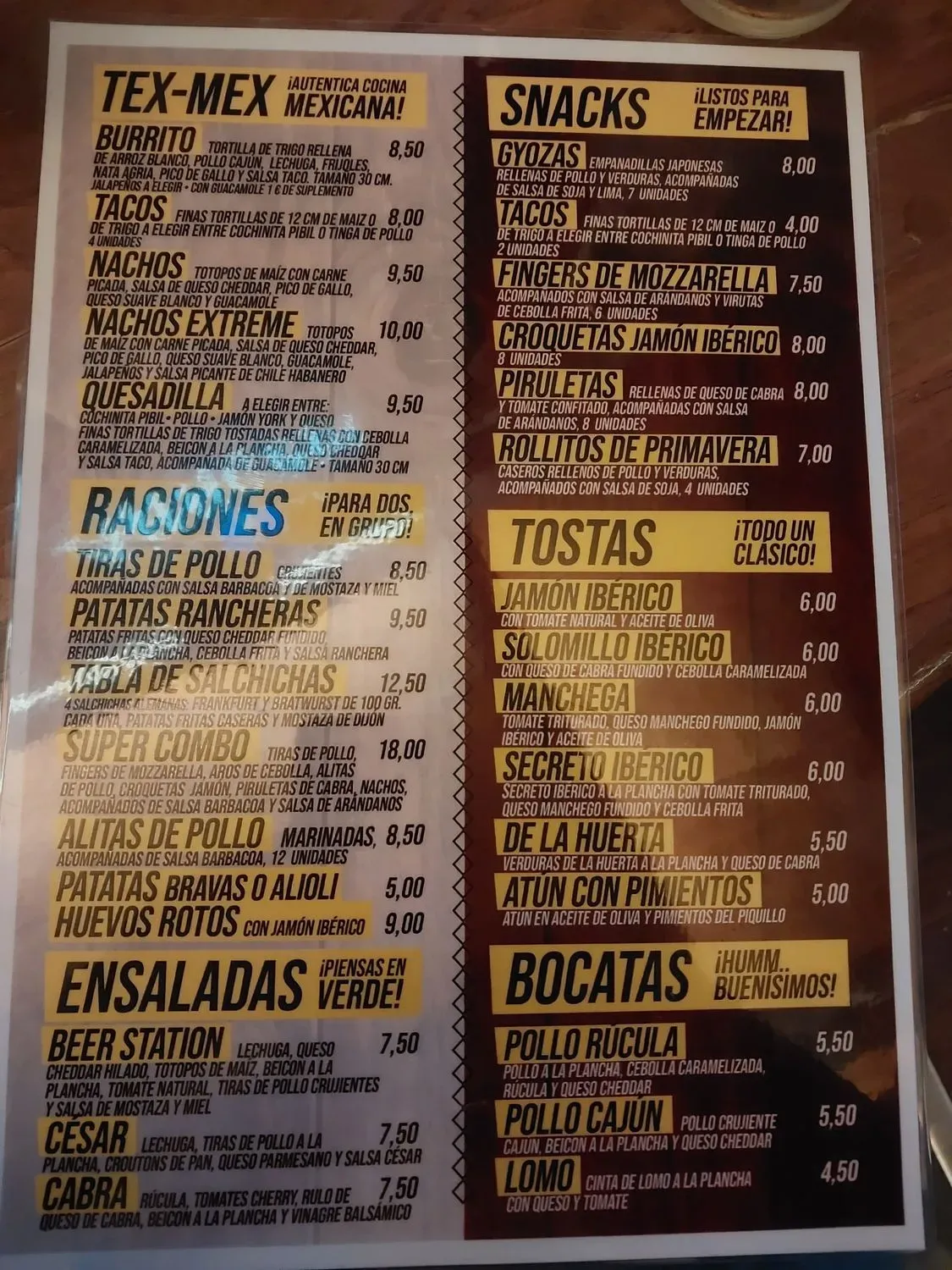 Menu 2