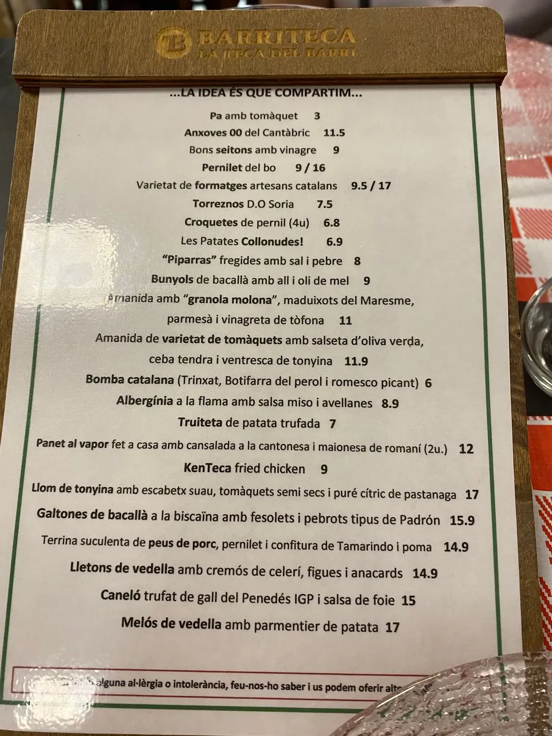 Menu 2