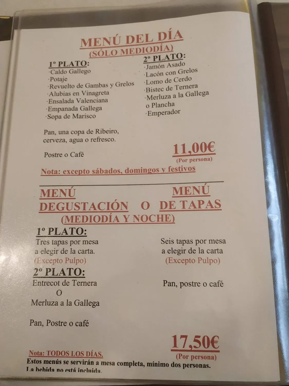 Menu 2