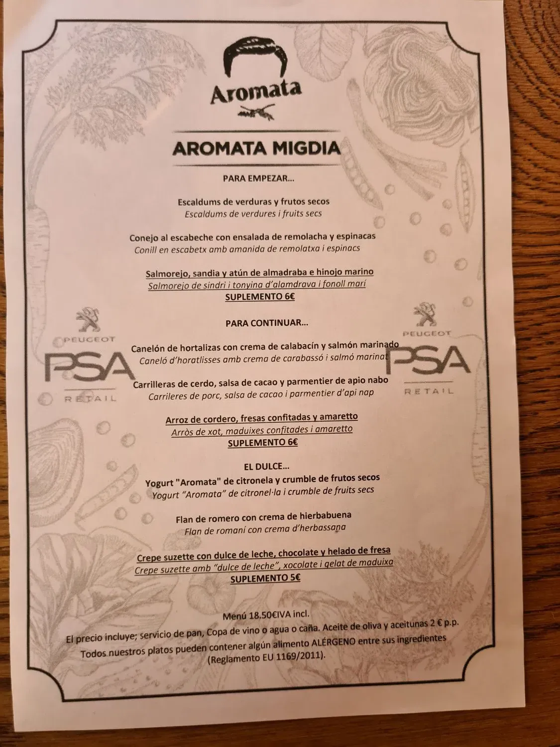 Menu 3