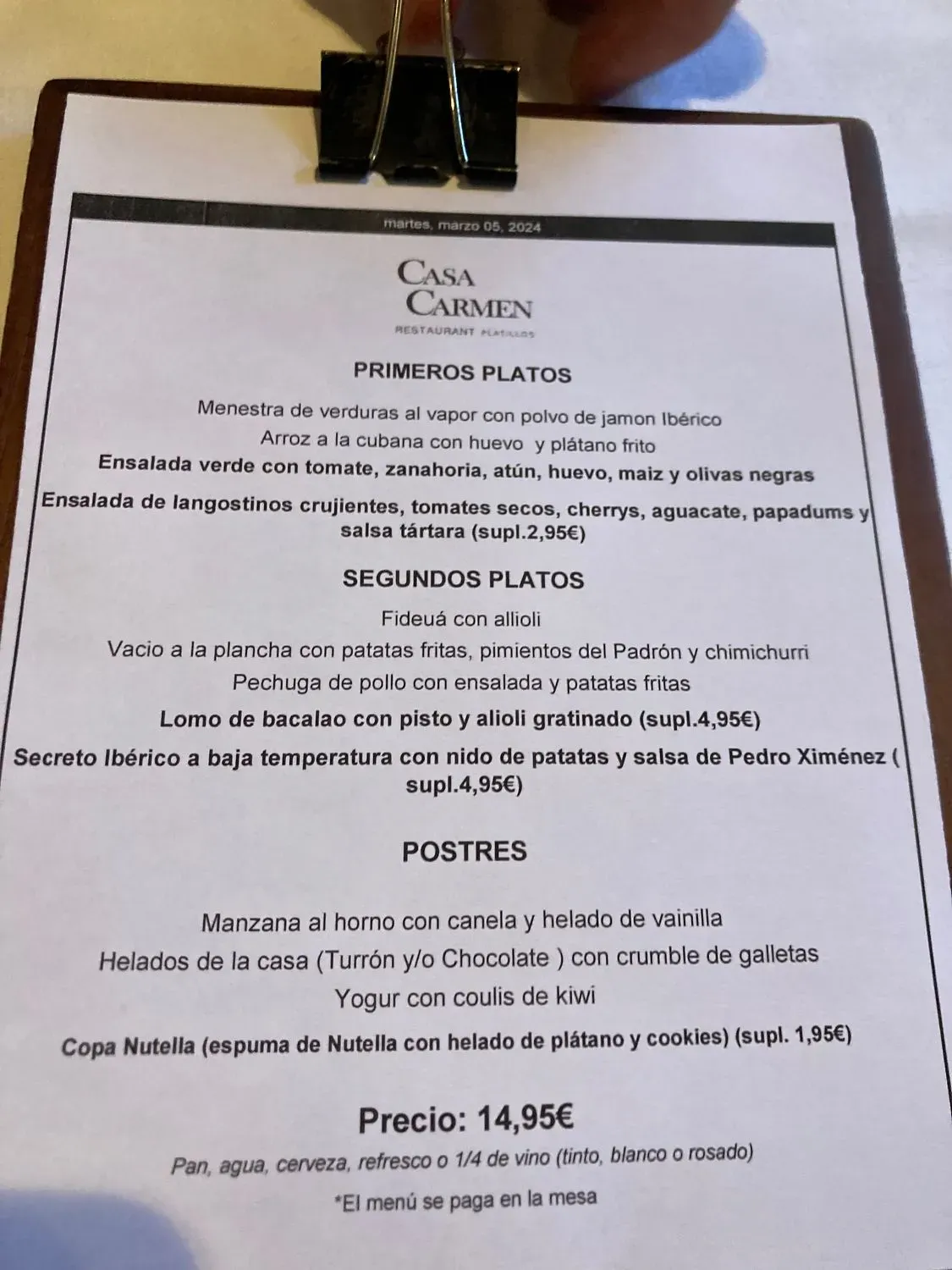 Menu 3