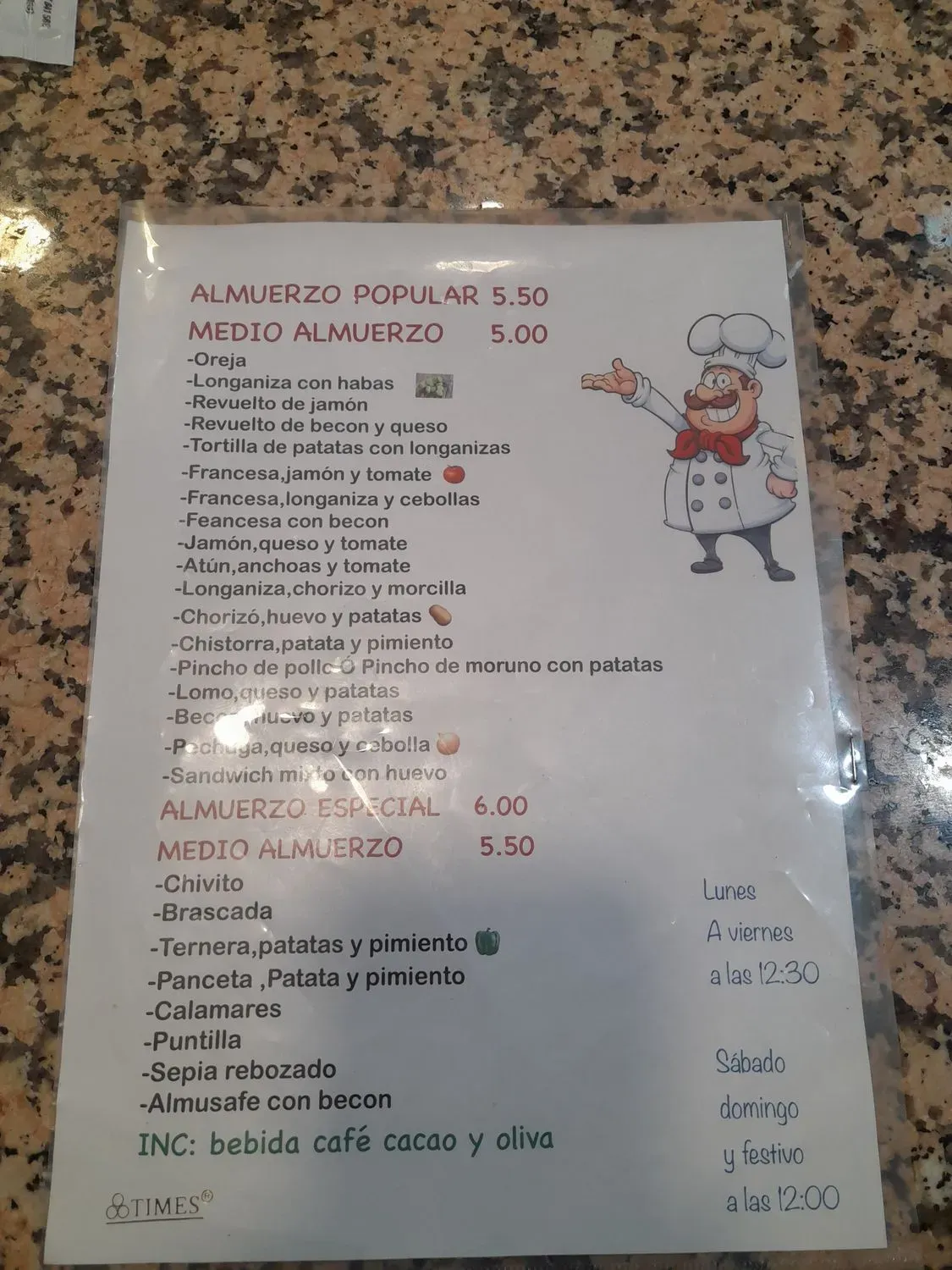 Menu 2