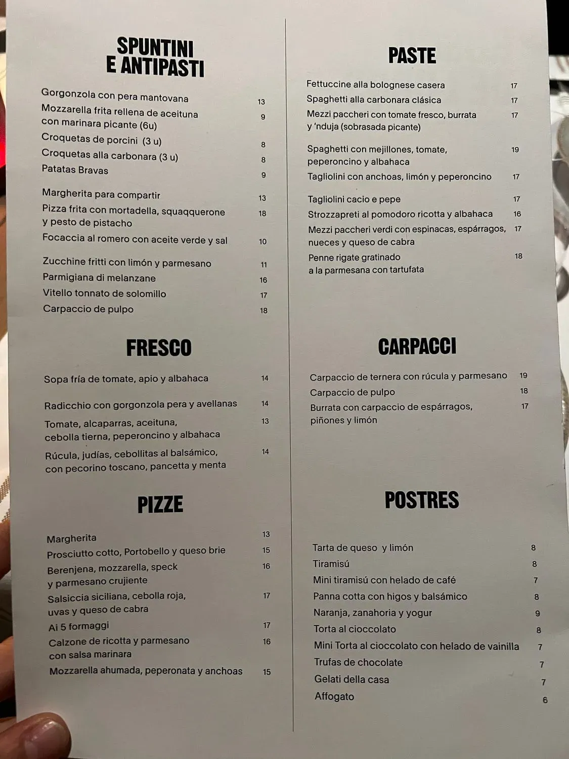 Menu 2