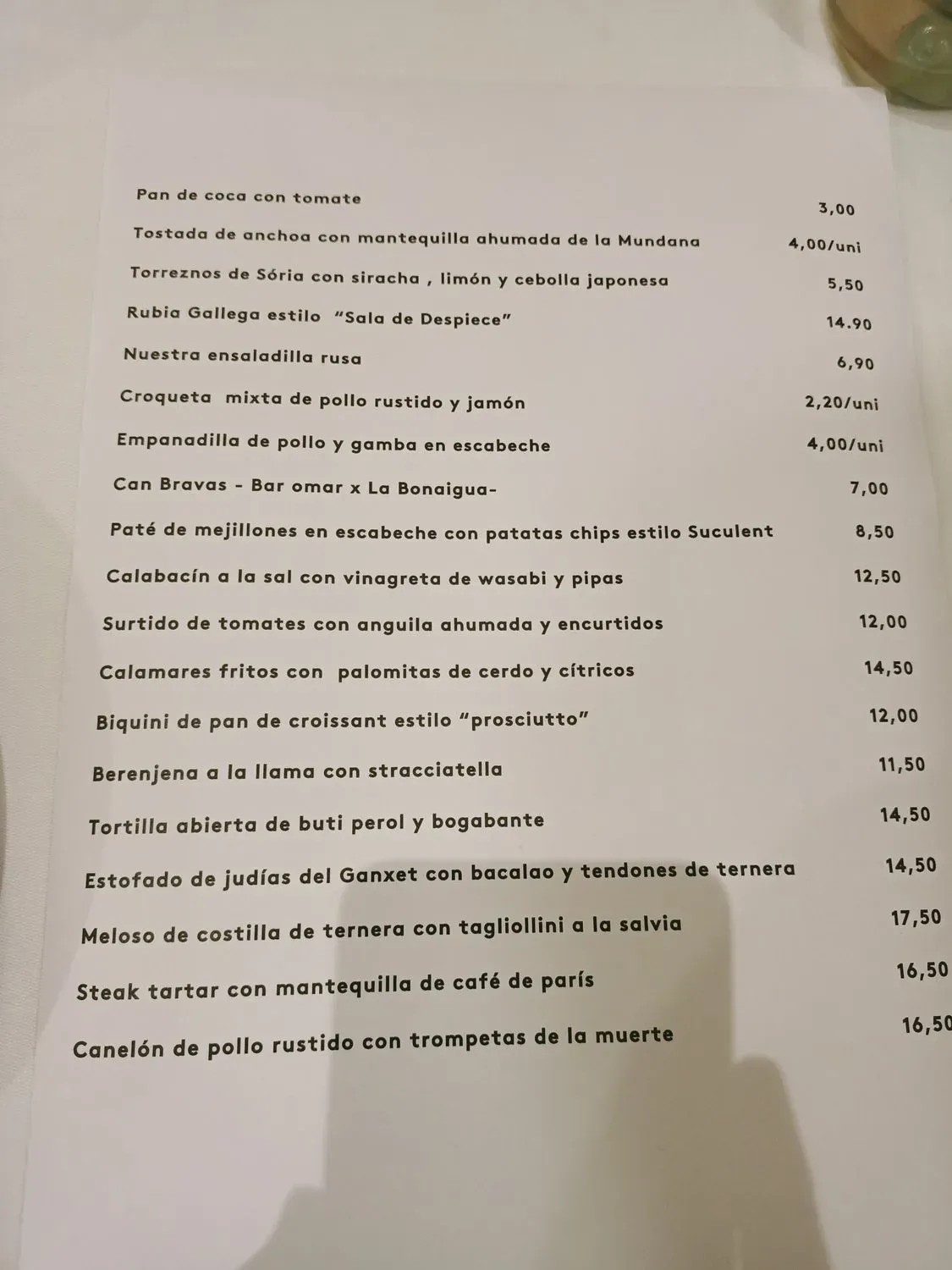 Menu 3