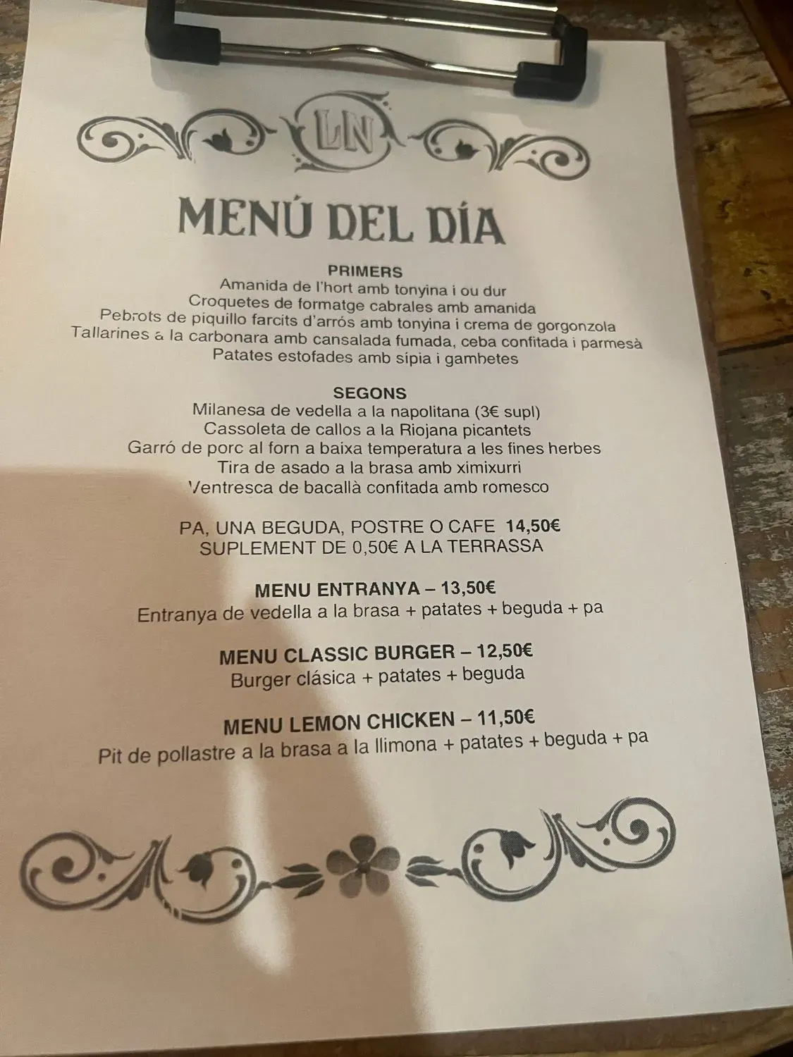 Menu 3